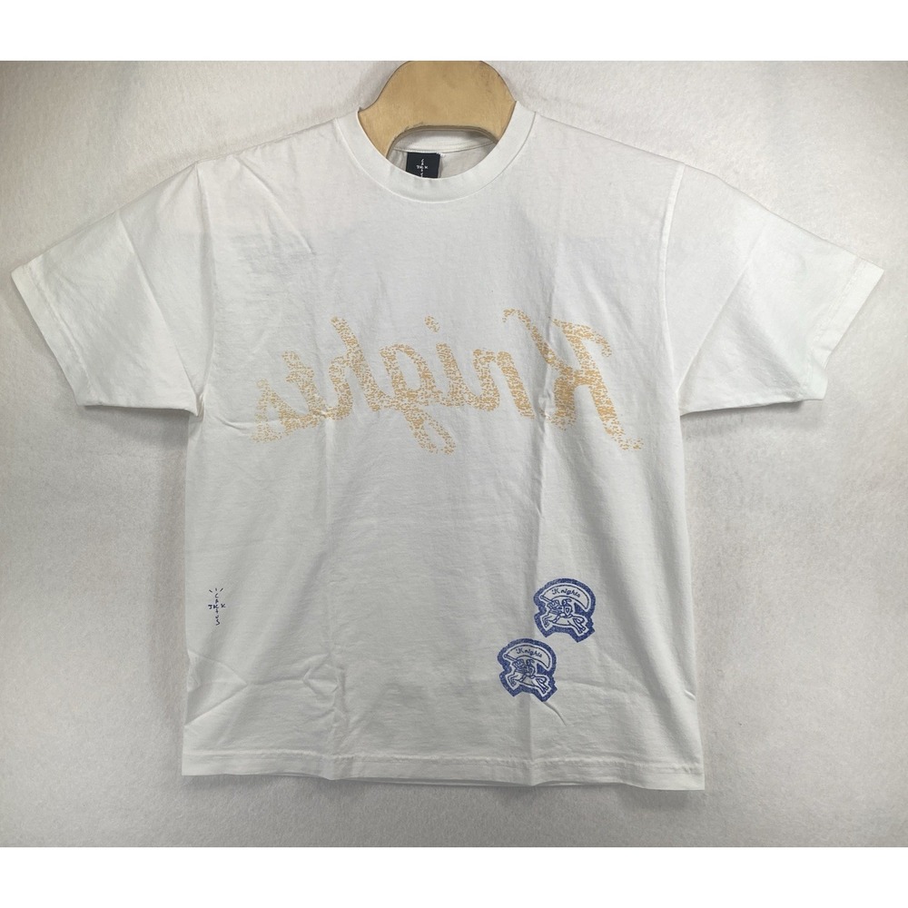 New Travis Scott Elkins HS T-Shirt White Size Large Rare With Original Bag C99